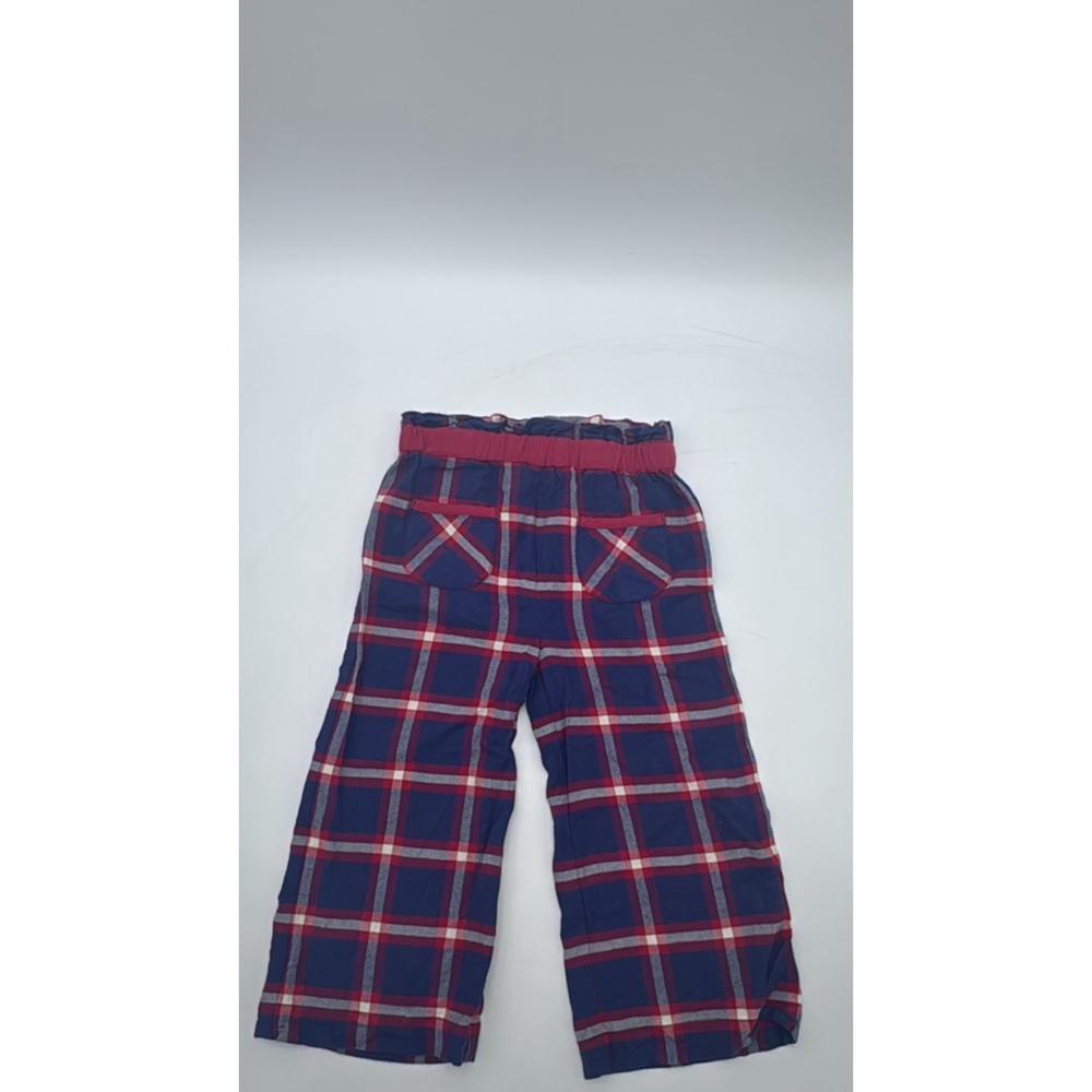 FINDING FOXTALE Traveler Bottoms Size 2 Blue Burgundy Plaid